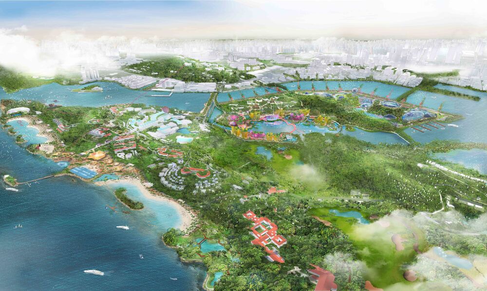 Grant Associates behind masterplan for reinvention of Singaporean islands Sentosa Brani