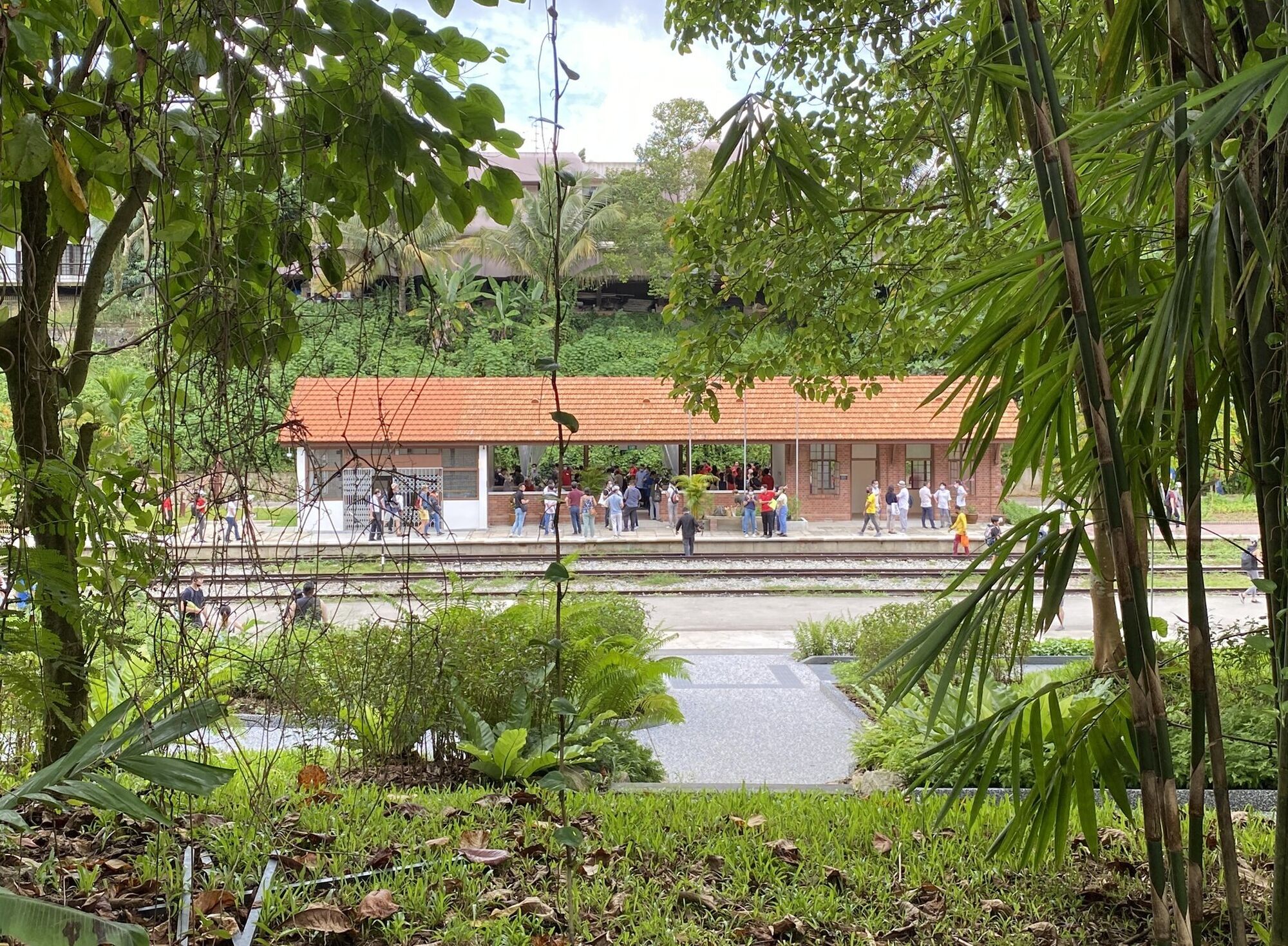 Bukit Timah Railway Station node landscape designed by Grant Associates opens to the public in Singapore