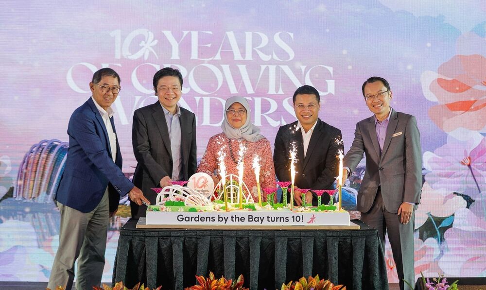 Gardens by the Bay commemorates 10 years with celebratory event
