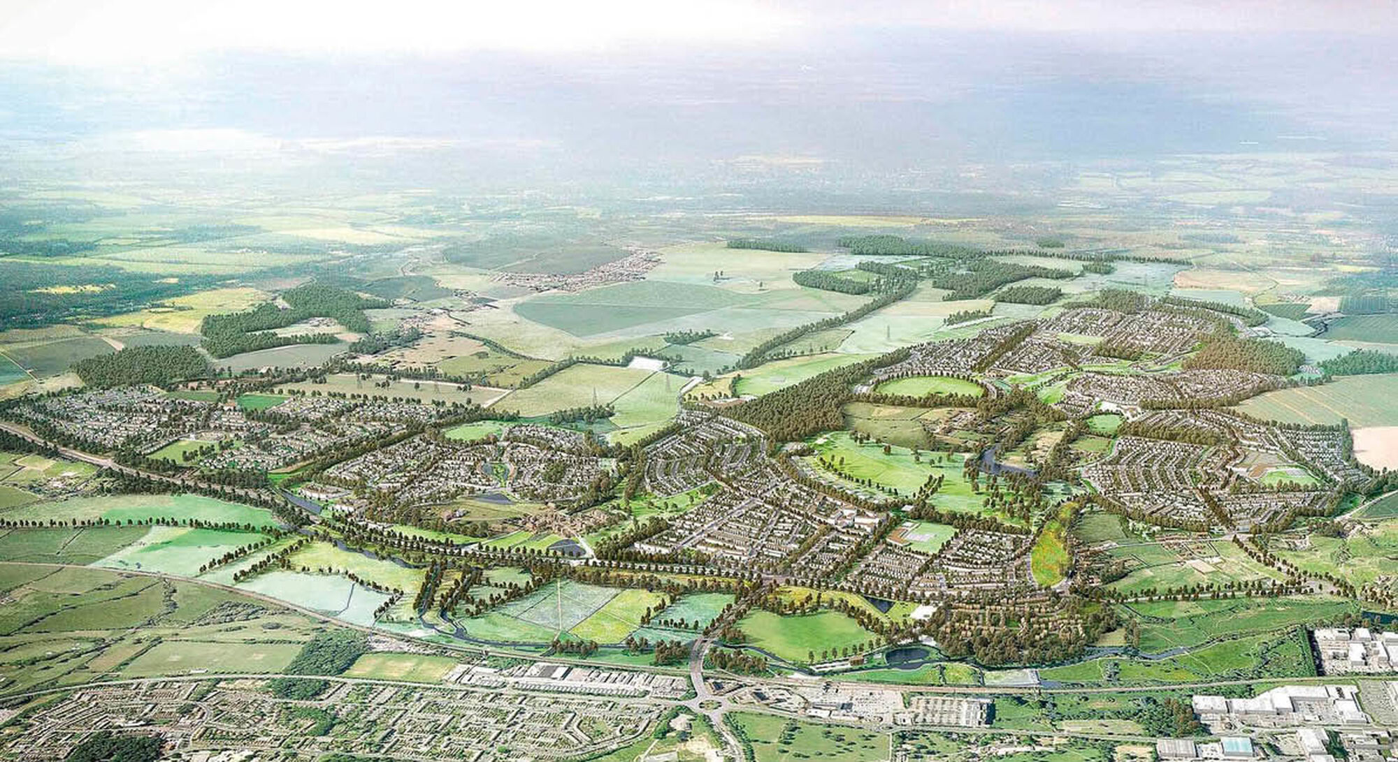 Plans approved in East Hertfordshire for 8,500 new homes and six new villages